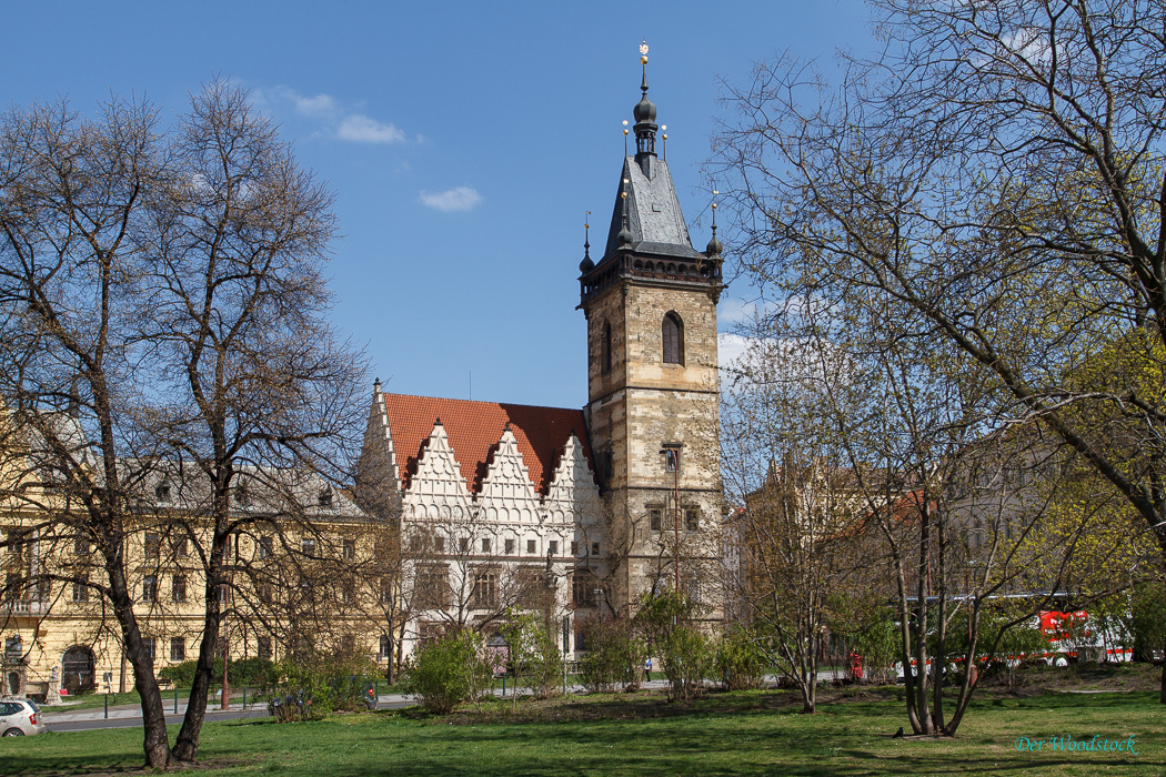 Das Neustädter Rathaus. Schauplatz des ersten Prager Fenstersturzes am 30. Juni 1419